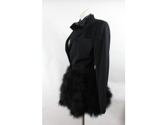 Angelo Tarlazzi Wolljacke Schwarz - Ansicht 4