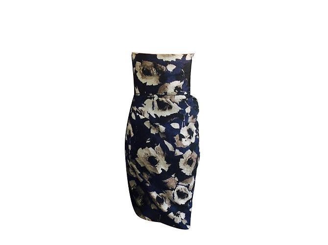 Lanvin Seidenkleid Blau Größe 40 - Ansicht 2