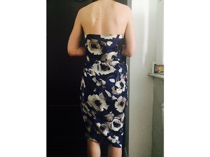 Lanvin Seidenkleid Blau Größe 40 - Ansicht 4
