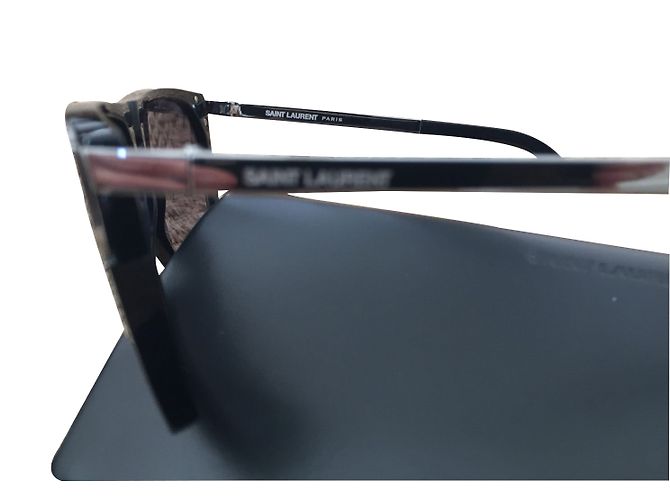 Gafas de sol oversize Saint Laurent negras Negro - vista 2
