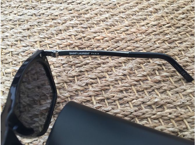 Gafas de sol oversize Saint Laurent negras Negro - vista 6