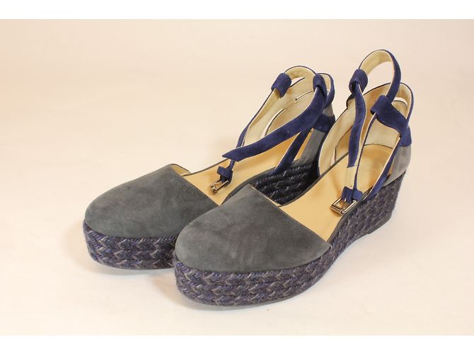 Castaner Espadrilles aus Leder Grau Größe 38 - Ansicht 3