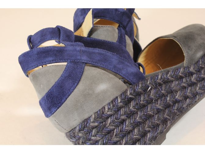 Castaner Espadrilles aus Leder Grau Größe 38 - Ansicht 6