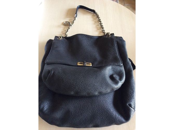 Borsa a mano Lanvin in pelle nera Nero - vista 3