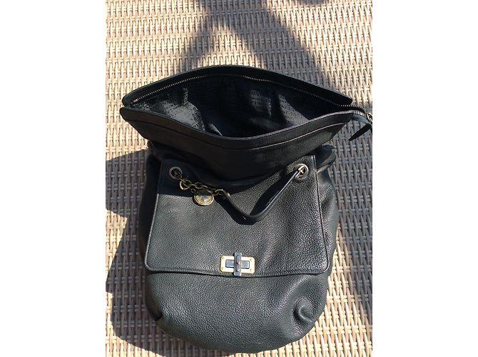 Borsa a mano Lanvin in pelle nera Nero - vista 5