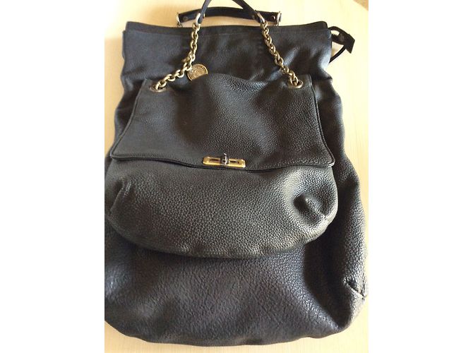Borsa a mano Lanvin in pelle nera Nero - vista 6