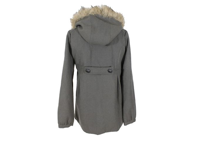 Autre Marque Abrigo duffle coat Bizzbee caqui de lana - vista 2