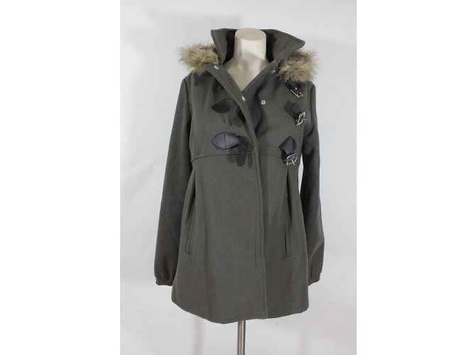 Autre Marque Abrigo duffle coat Bizzbee caqui de lana - vista 5