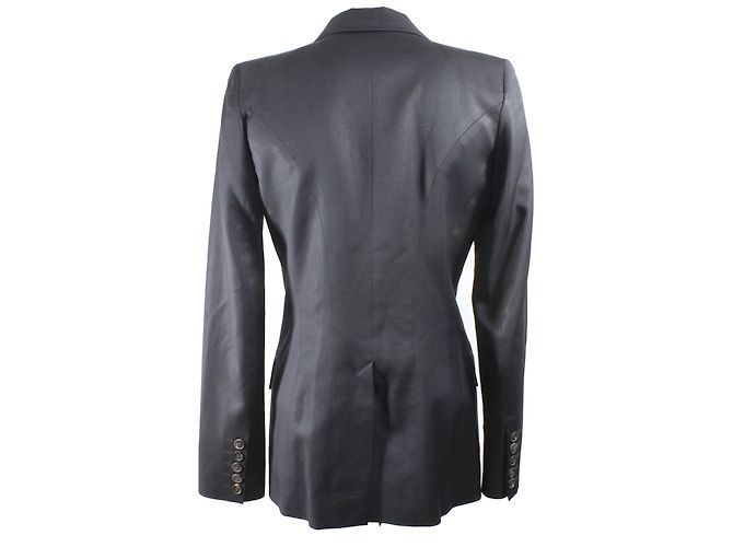 Barbara Bui Blazer Schwarz Wolle Größe 38 - Ansicht 2