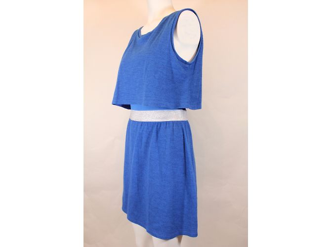 Vestido Tralala Claudie Pierlot de algodón azul - vista 8