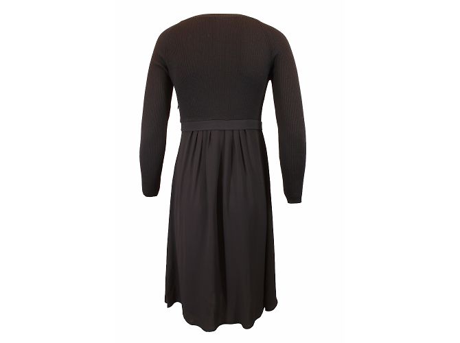 Tara Jarmon Ramy Kleid schwarz Viscose - Ansicht 2