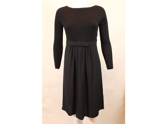 Tara Jarmon Ramy Kleid schwarz Viscose - Ansicht 5