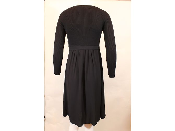 Tara Jarmon Ramy Kleid schwarz Viscose - Ansicht 7