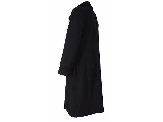 Abrigo de lana negro Zapa Talla 40 - vista 4