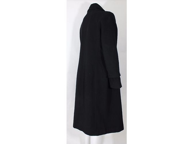 Abrigo de lana negro Zapa Talla 40 - vista 5