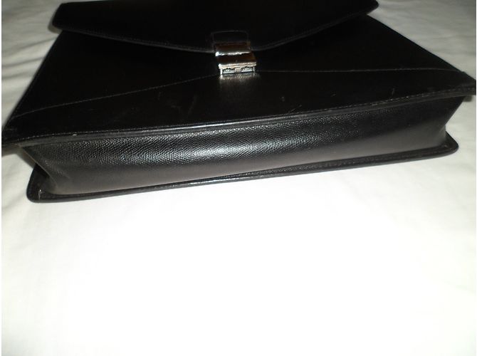 Lancel Porte-documents en cuir noir - vue 4