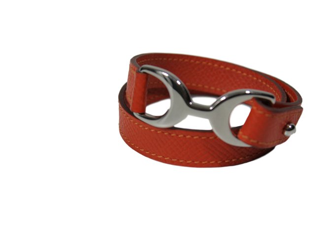 Hermès Pulseiras Laranja - vista 2