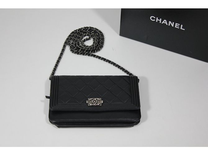 Boy Chanel Bolsos de embrague Negro - vista 3