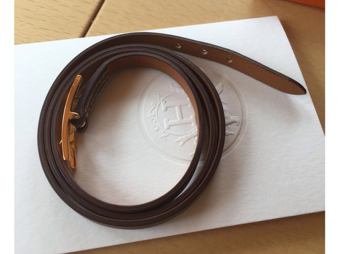 Hermès Armbänder Taupe - Ansicht 3