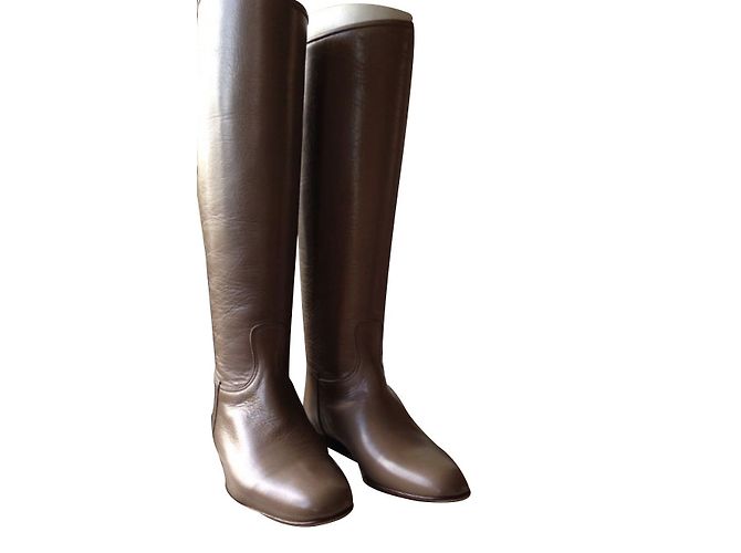 Hermès Boots Beige - view 2