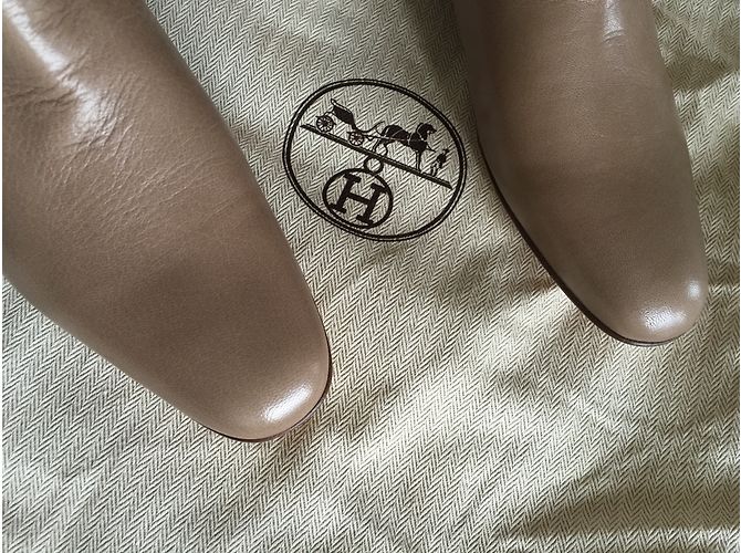 Hermès Boots Beige - view 4