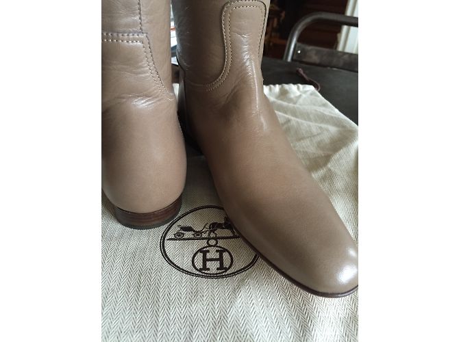 Hermès Boots Beige - view 5