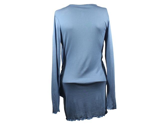 Autre Marque Top Sisley blu stile cache-coeur XS - vista 3