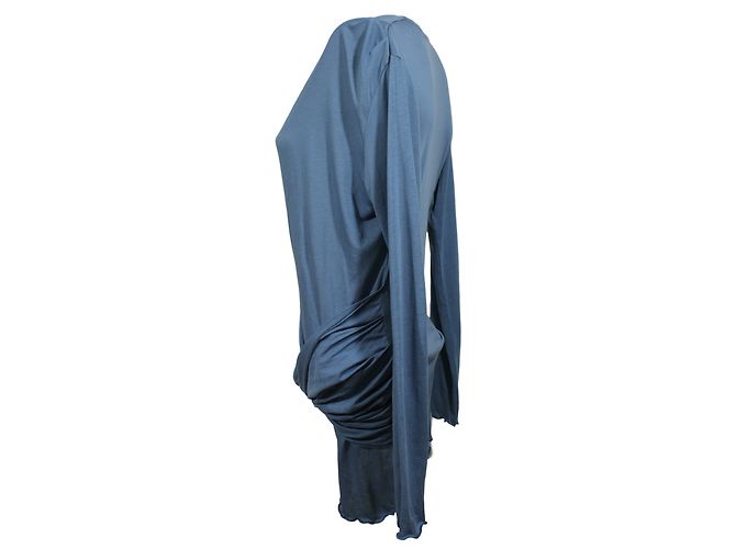 Autre Marque Top Sisley blu stile cache-coeur XS - vista 4