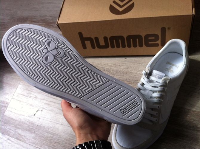 Autre Marque Hummel Sneaker Weiß Stoff Größe 42 - Ansicht 3