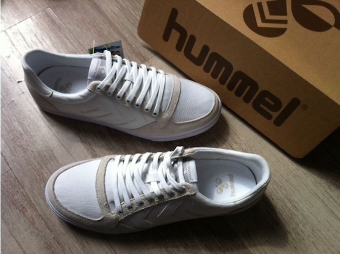 Autre Marque Hummel Sneaker Weiß Stoff Größe 42 - Ansicht 4
