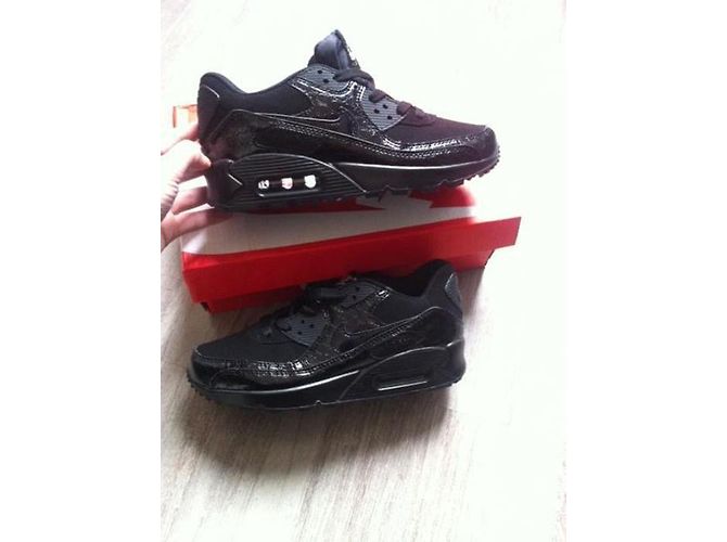 Nike Air Max 90 Edition Reptile Nero - vista 4