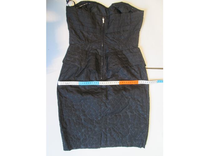 Jean Paul Gaultier Schwarzes Kleid aus Polyester Größe 36 - Ansicht 5