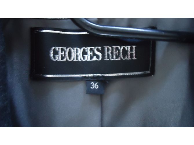 Georges Rech Rock Anzug Grau Wolle Größe 36 - Ansicht 8