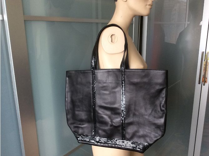 inconnue Lammledertasche in Schwarz - Ansicht 4