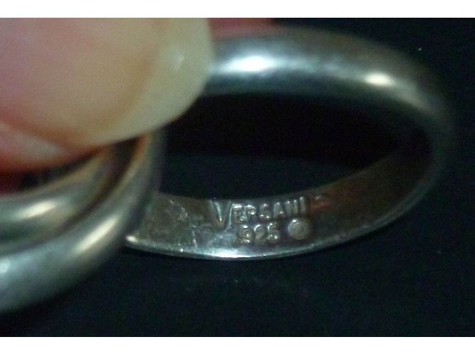 Autre Marque Versani Triple Band Ring aus 925 Sterling Silber Größe 54 - Ansicht 3