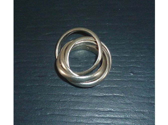Autre Marque Versani Triple Band Ring aus 925 Sterling Silber Größe 54 - Ansicht 5