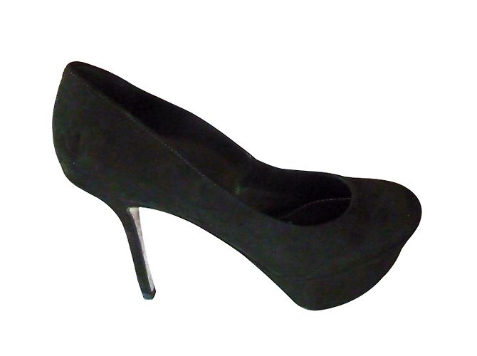 Décolleté Sergio Rossi in pelle nera taglia 36,5 Nero - vista 3