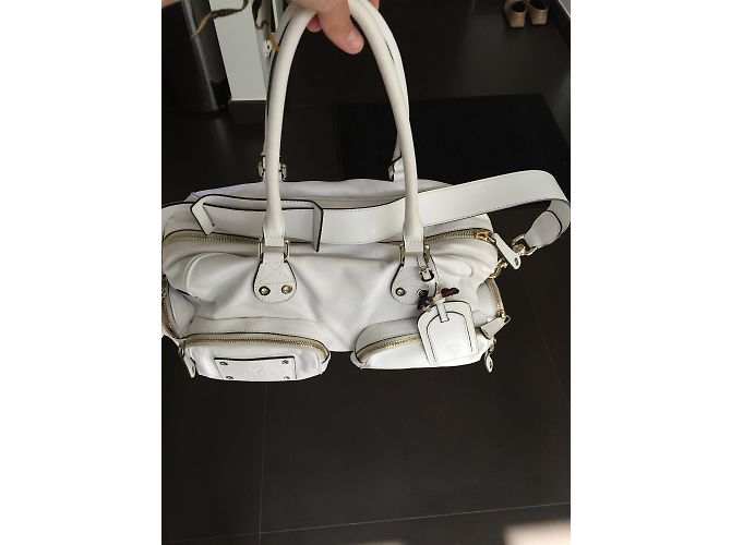 Borsa a mano Gucci in pelle bianca Bianco - vista 3