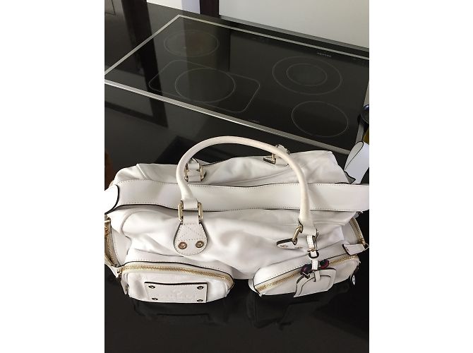 Borsa a mano Gucci in pelle bianca Bianco - vista 6