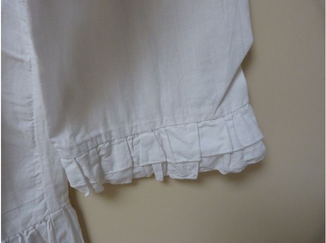 Autre Marque Túnica de algodón blanco con bordado a mano - vista 5