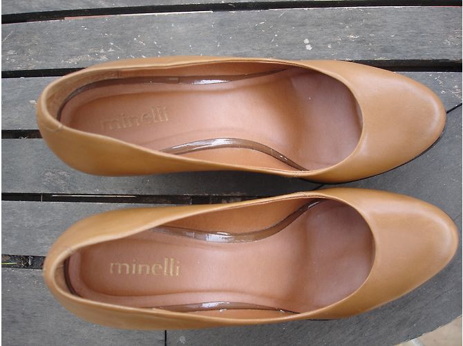 Autre Marque Absatzschuhe aus Leder Caramel Größe 40 Karamell - Ansicht 2
