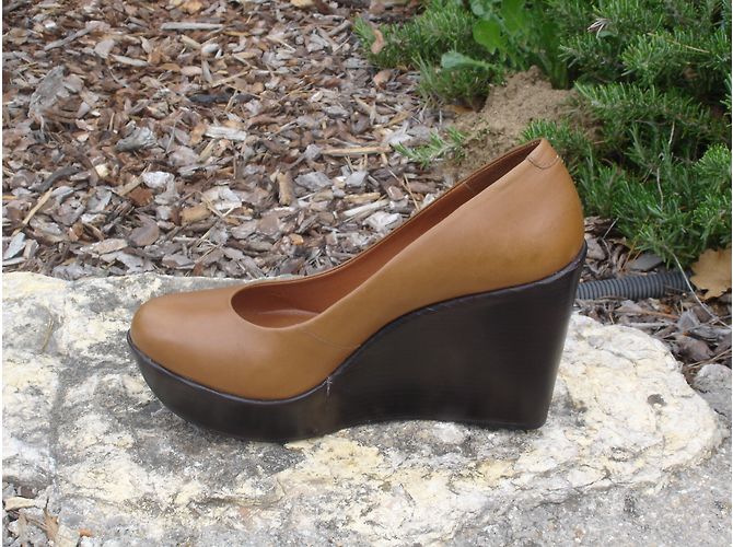 Autre Marque Absatzschuhe aus Leder Caramel Größe 40 Karamell - Ansicht 3