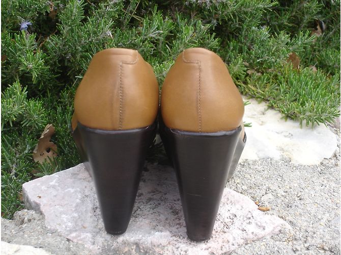 Autre Marque Absatzschuhe aus Leder Caramel Größe 40 Karamell - Ansicht 4
