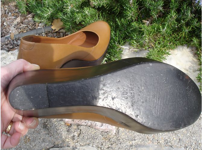 Autre Marque Absatzschuhe aus Leder Caramel Größe 40 Karamell - Ansicht 5