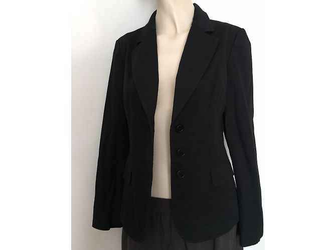 Blazer de algodón negro Love Moschino - vista 6