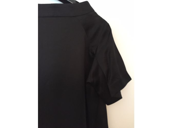 Autre Marque Rue du Mail by Martine Sitbon Schwarzes Viskosekleid - Ansicht 6