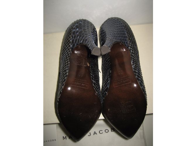 Escarpins Marc Jacobs en Python Noir - vue 5