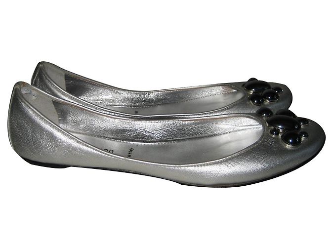 Belle Sigerson Morrison Ballerine Metallico - vista 2