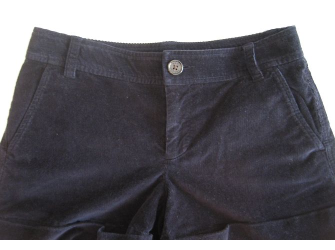 Pantaloncini in velluto blu Marc by Marc Jacobs - vista 3