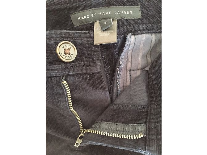 Pantaloncini in velluto blu Marc by Marc Jacobs - vista 5